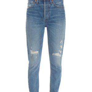 Re/done Originals high rise ankle crop size 27